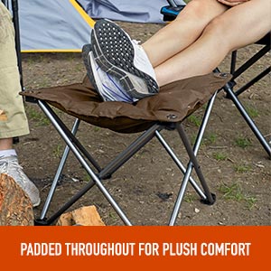 Guide Gear Camp Chair Foot Stool Padded