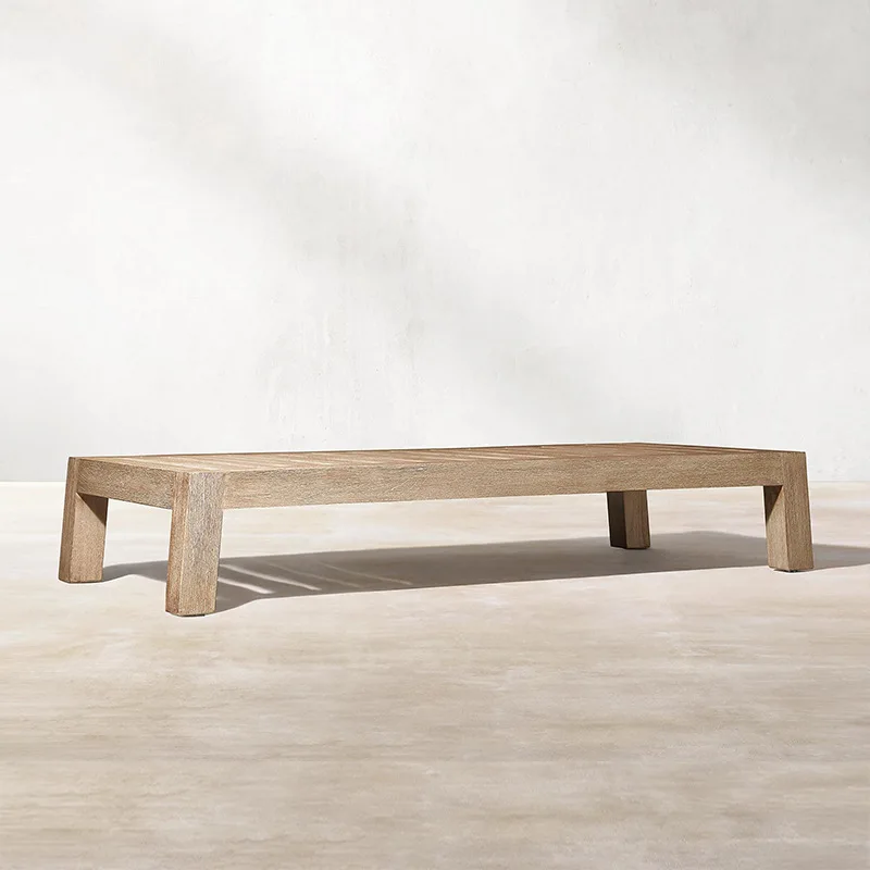 High End Garden Lounge Luxury Outdoor Furniture Sectional Solid Patio Furniture Wooden Teak Sofa Set Outdoor Conversation Sets