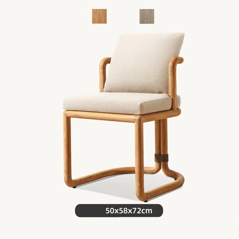 Outdoor Teak Table and Chairs Waterproof Sunproof Set Leisure Balcony Garden Terrace Courtyard Anti-Corrosion Solid Wood