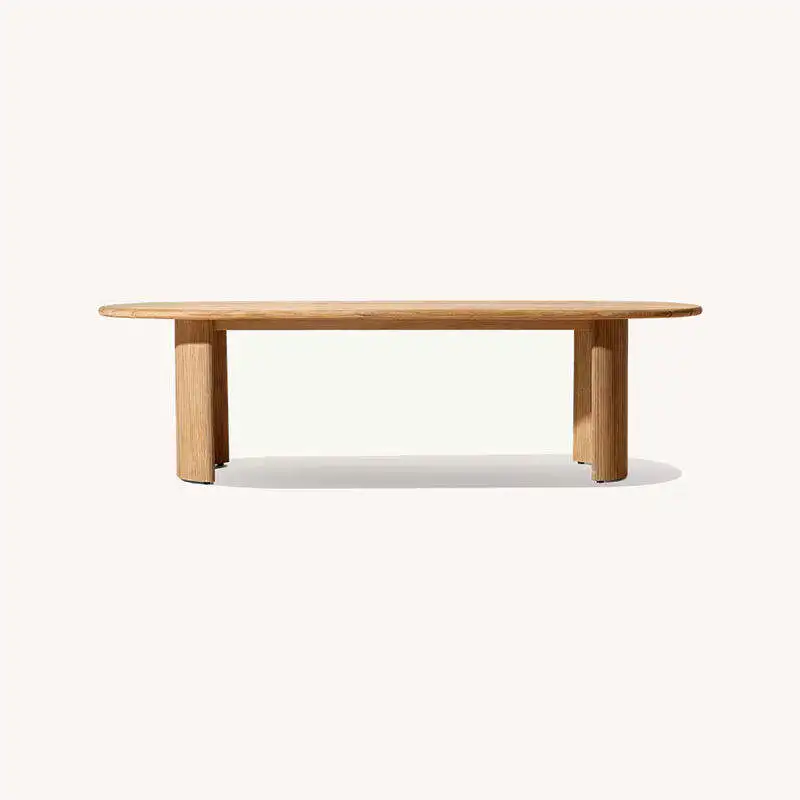 Garden Dining Set Outdoor Furniture Dining Chair and Table Set Teak Garden Dining Set for Patio Hotel