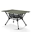 Camping Table, Lightweight Portable Folding Table with Mesh Storage Net, High/Low Options, Ideal for Camping, Hiking, Tailgating, Beach, Picnic, Travel, Backyard