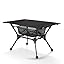 Camping Table, Lightweight Portable Folding Table with Mesh Storage Net, High/Low Options, Ideal for Camping, Hiking, Tailgating, Beach, Picnic, Travel, Backyard