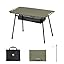 Tactical Camping Table with Adjustable Height, Collapsible Table Lightweight with Carry Bag for Camping, Travel expeditions, Hiking, Picnics, BBQs & Beach Trips