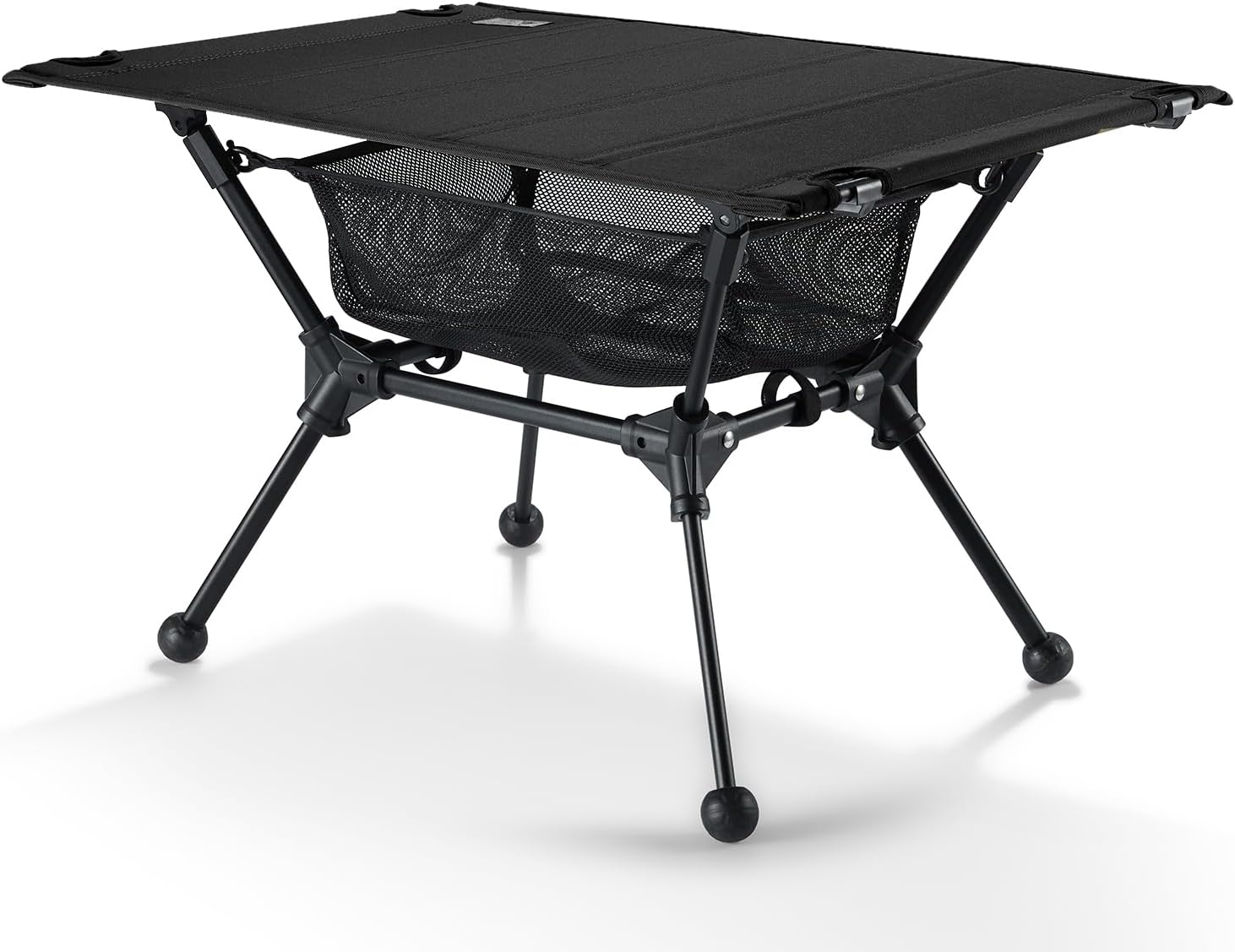 Camping Table, Lightweight Portable Folding Table with Mesh Storage Net, High/Low Options, Ideal for Camping, Hiking, Tailgating, Beach, Picnic, Travel, Backyard
