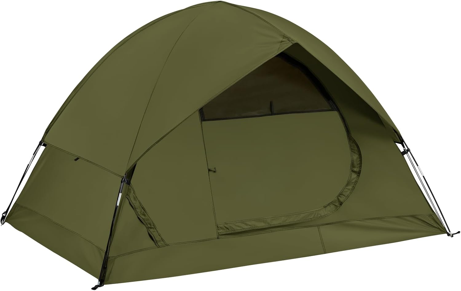 2/4 Person 4-Season Tent with Big Rain Fly – Versatile Outdoor Camping Tent for Hiking, Backpacking, and Festivals – Easy Setup & Durable Design
