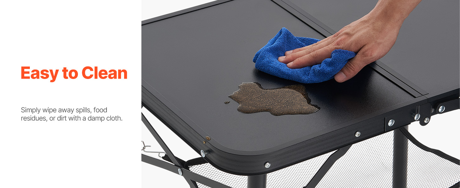 fold up lightweight table