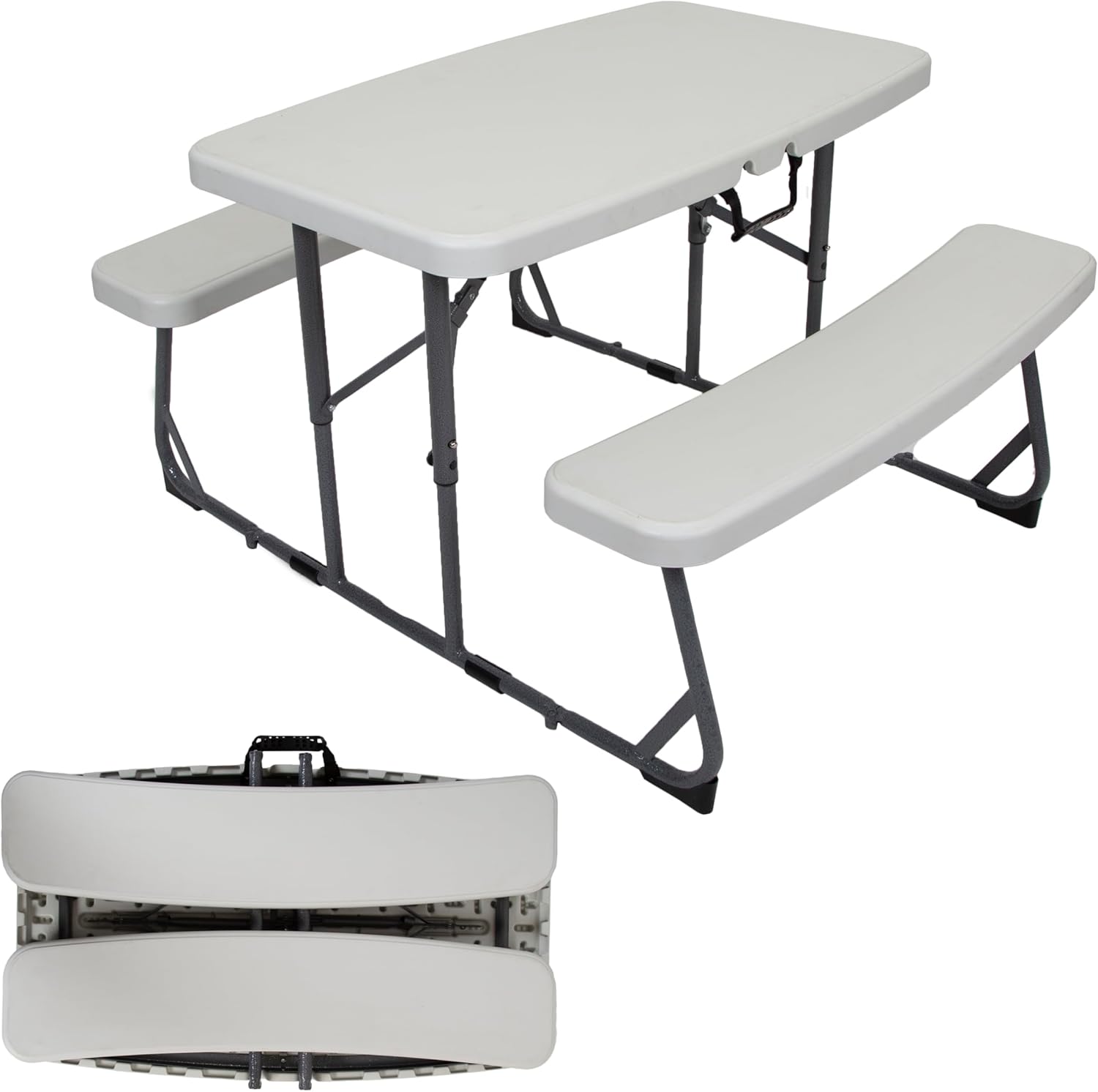 Stansport Compact Kids Picnic Table (G-940), White