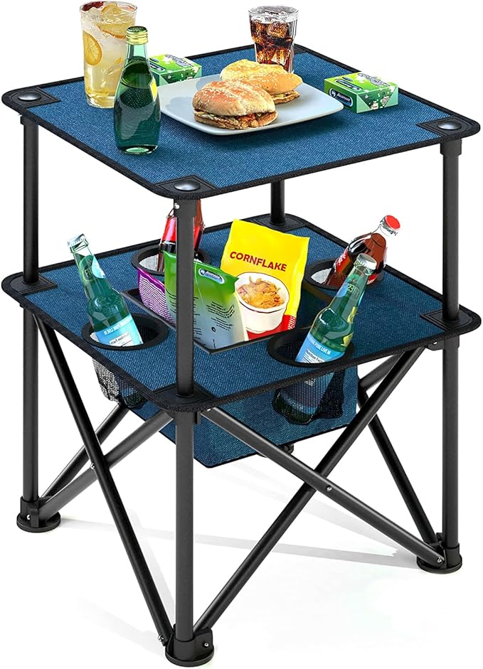 Folding Camping Table, Portable Outdoor Picnic Table