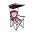 Heavy Duty Canopy Lounge Chair Sunshade Hiking Travel Chair with Cup Holder