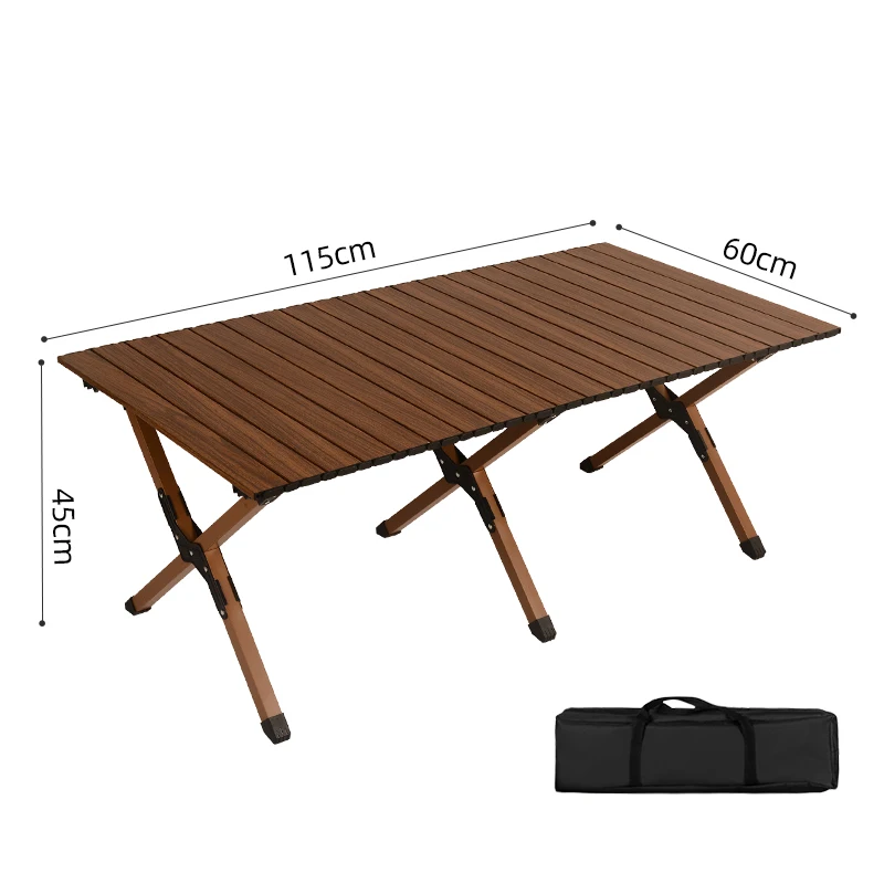 Modern Portable Carbon Steel Folding Table 