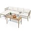 4 Pieces Patio Furniture Set