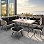 Patio Wicker L-Shaped Furniture Set