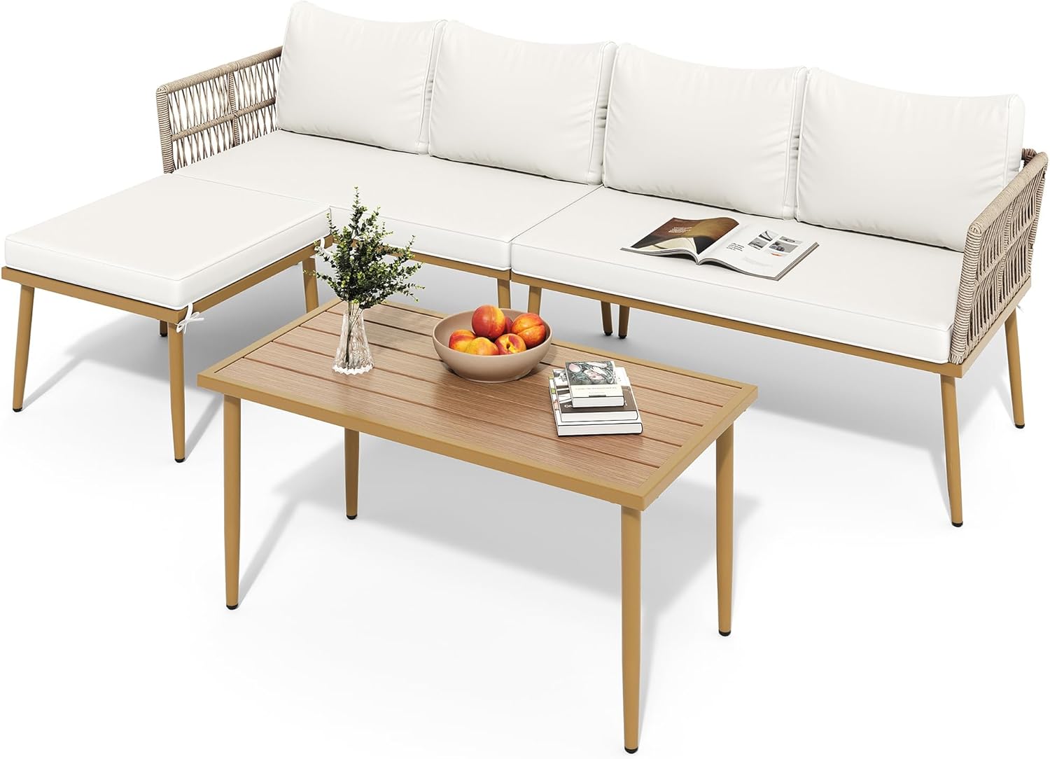 4 Pieces Patio Furniture Set