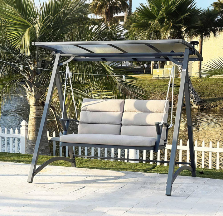 Swing 3 Person Patio Swing Chair 
