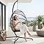 Patio Wicker Swing Hanging Egg Basket Chairs No Stand