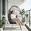 Patio Wicker Swing Hanging Egg Basket Chairs No Stand