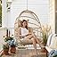 Patio Wicker Swing Hanging Egg Basket Chairs No Stand
