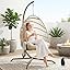 Patio Wicker Swing Hanging Egg Basket Chairs No Stand