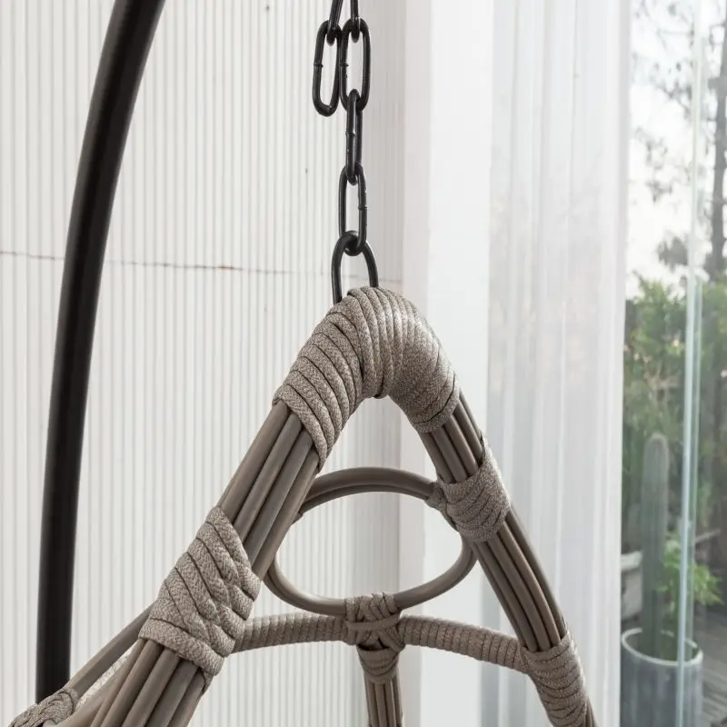 Coarse Rattan Hanging Basket Swing Indoor Household Hotel Courtyard Leisure Outdoor Rattan Swing Chair Hanging Basket