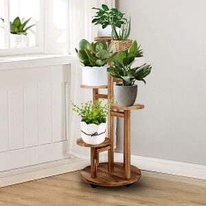 corner plant stand