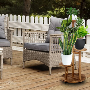 outdoor planter stand