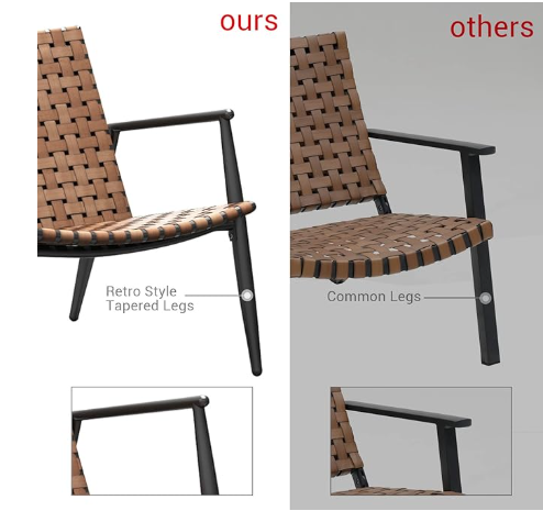  Patio 4 Pieces Outdoor Furniture Set