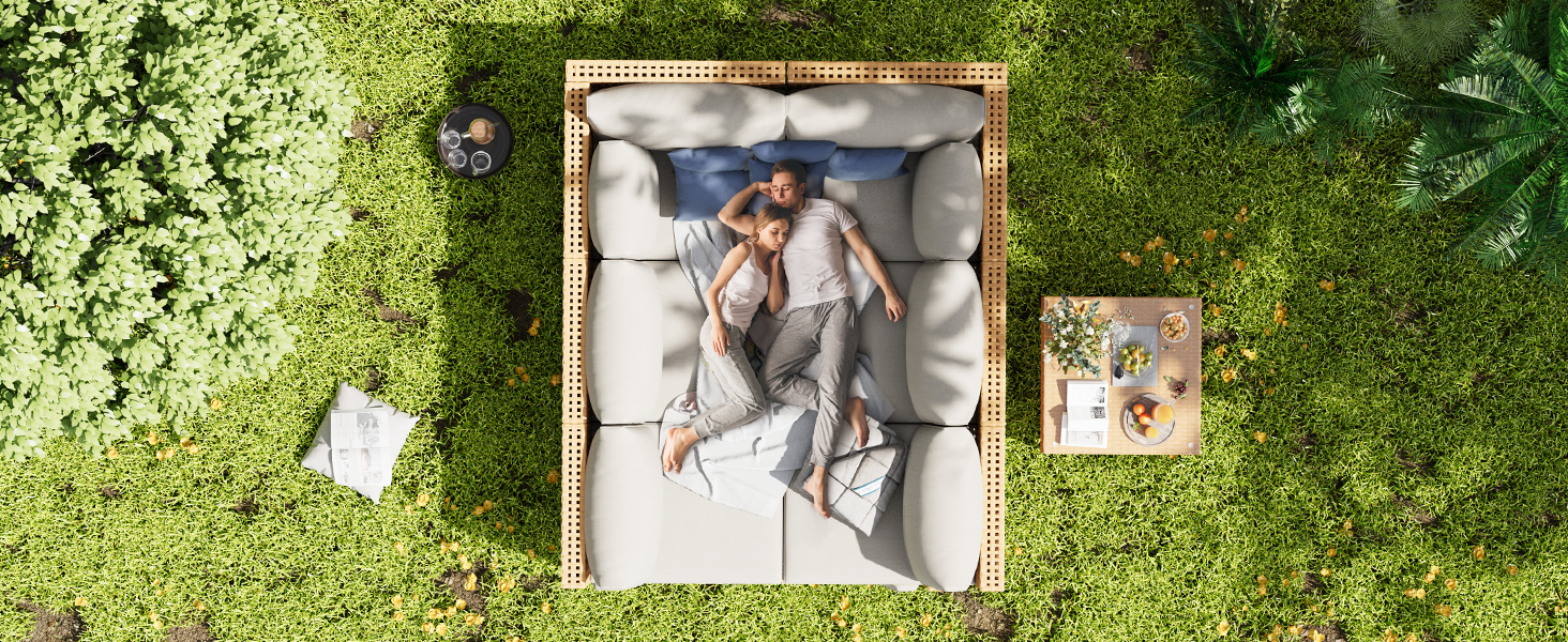 patio sectional furniture set