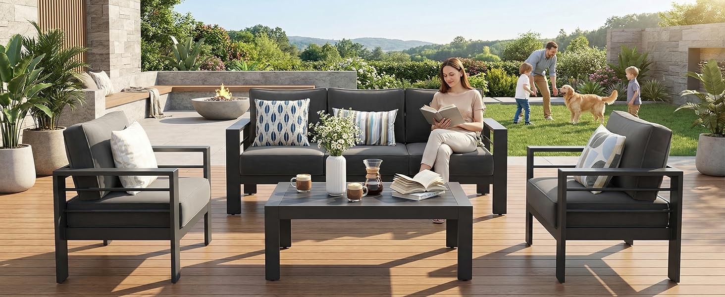 metal outdoor furniturealuminum outdoor sectional