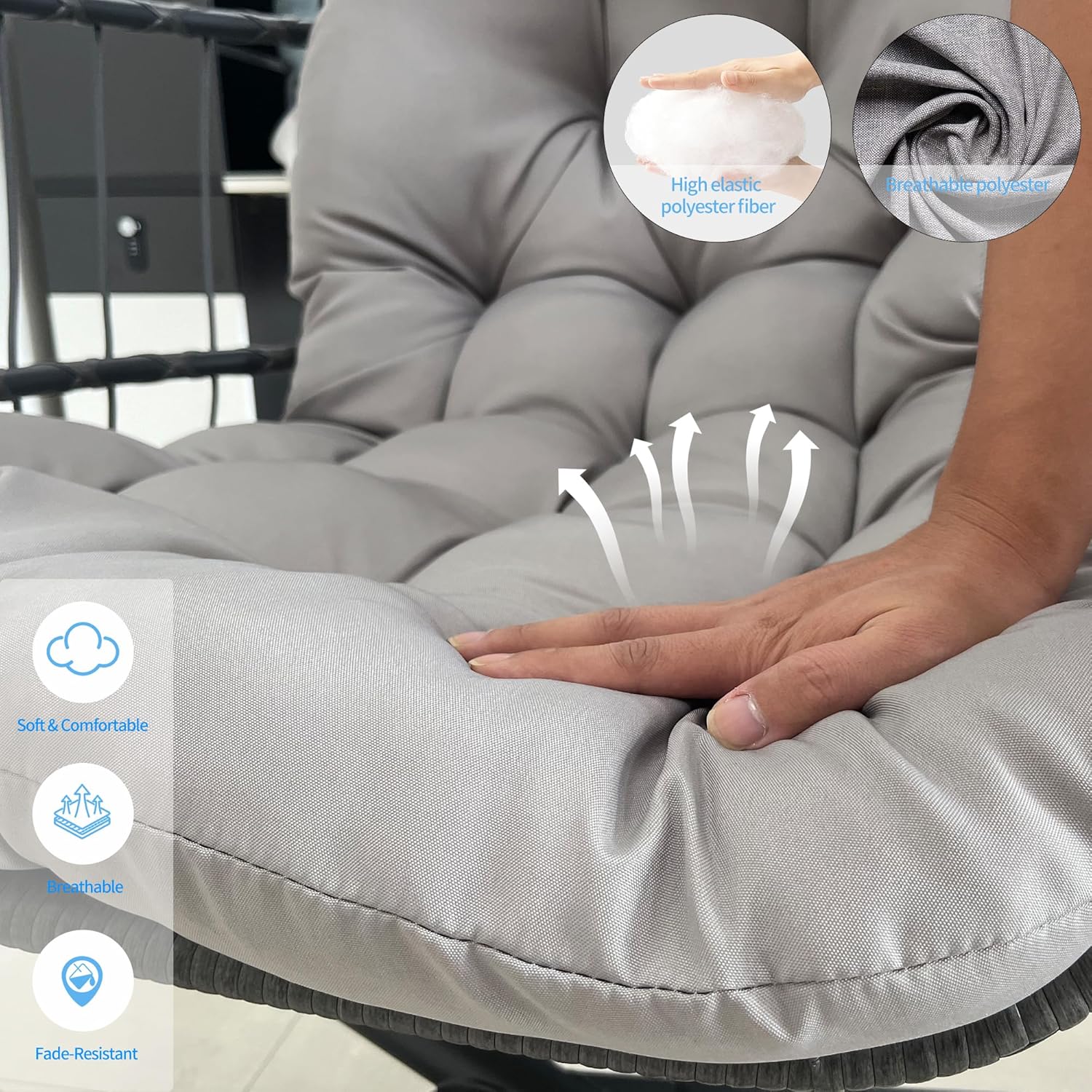 Hanging Egg Chair with Stand