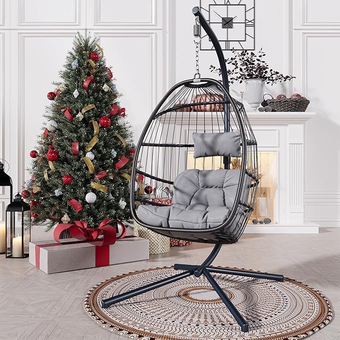 Hanging Egg Chair with Stand