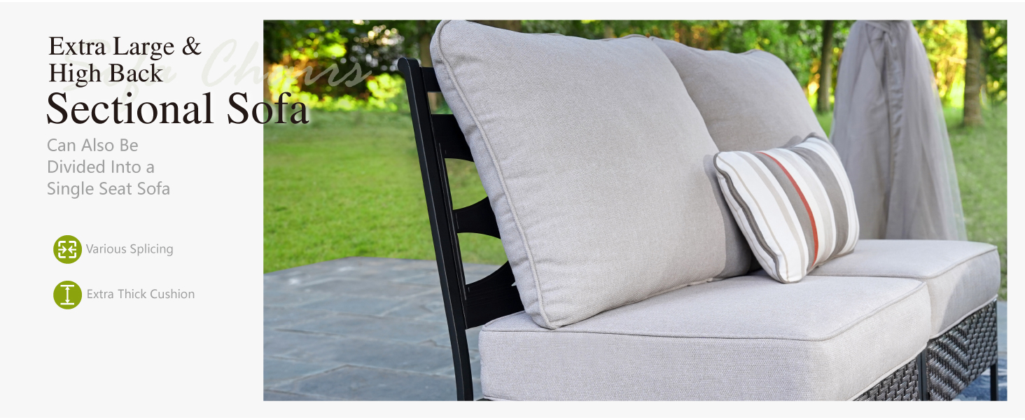 patio sectional sofa