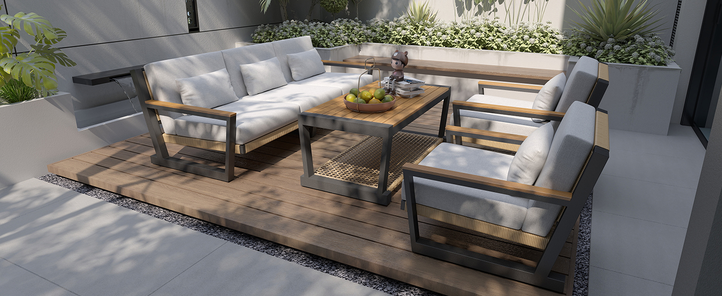 aluminum patio furniture set