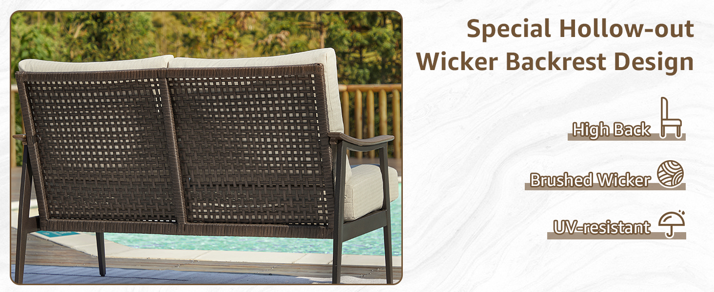 wicker backrest