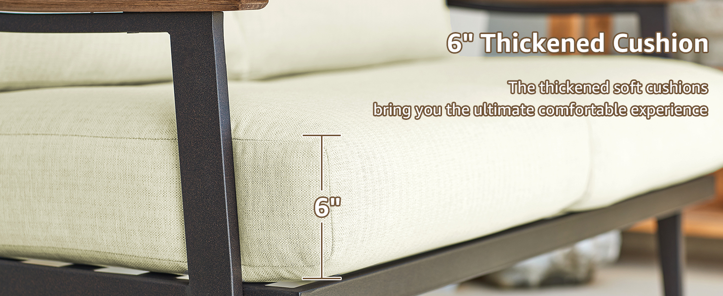 6 inch thickened cushion