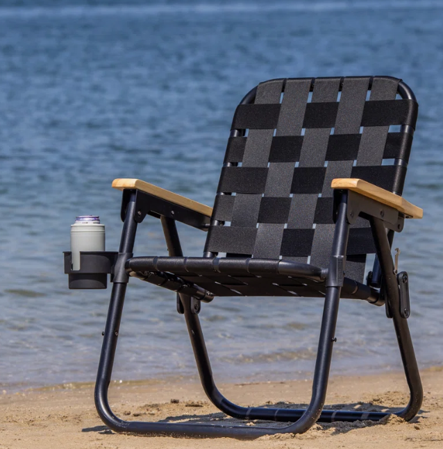 Outdoors WOVN Premium Beach & Camping Chair - Folding Backpack Chair for Adults