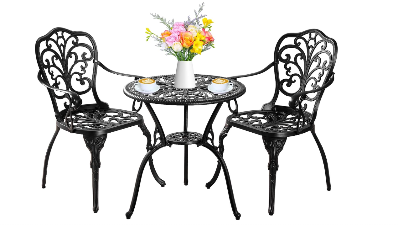 Bistro Set 3 Piece Outdoor
