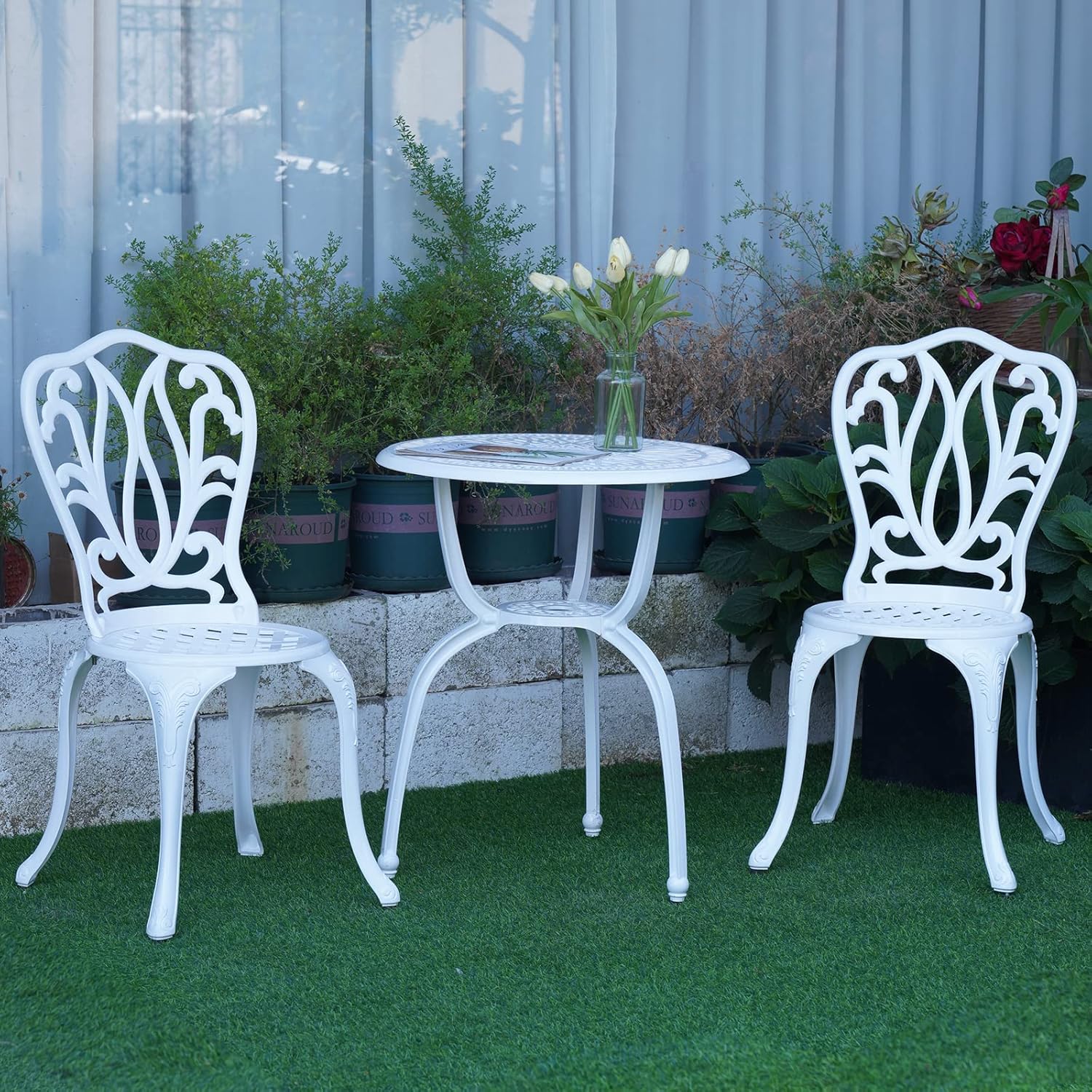 3-Piece Patio Bistro Furniture Set