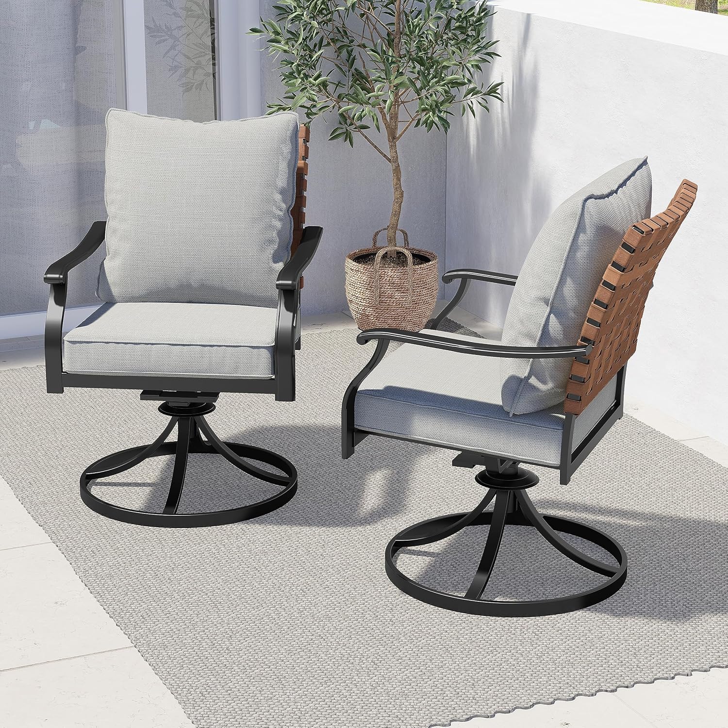 Dining Set Of Seven Pieces With Rectangular Dining Table And Cushion