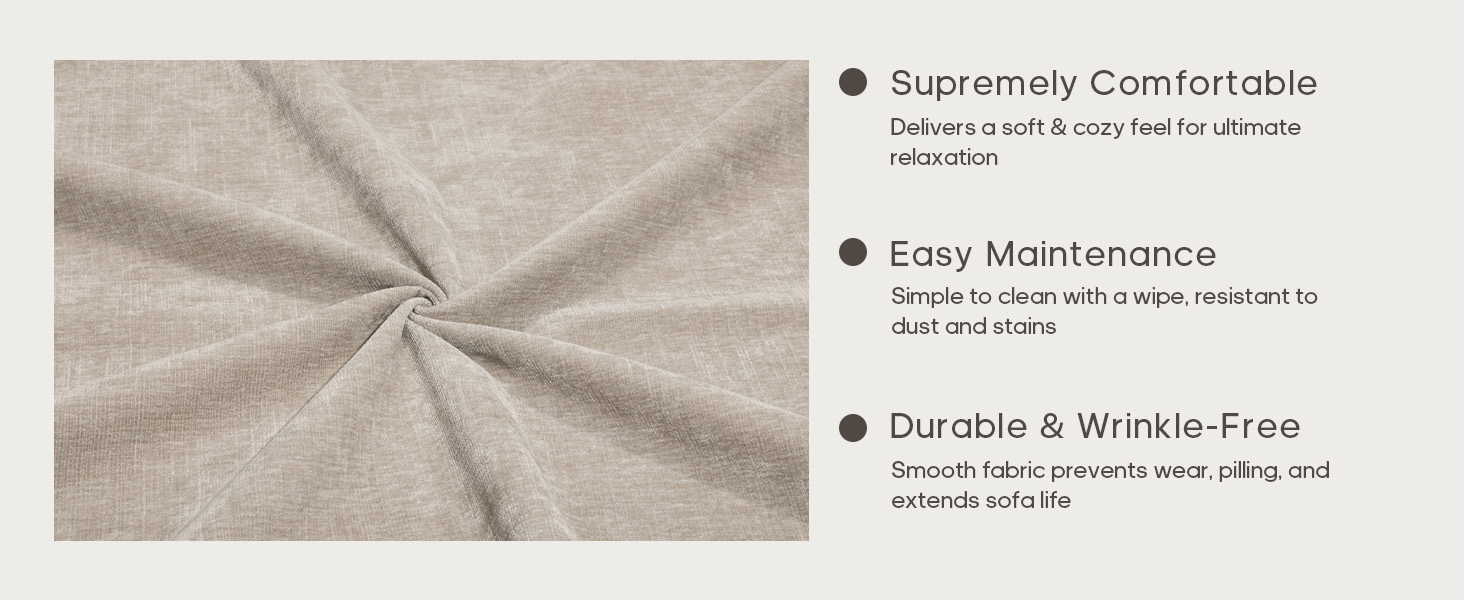 chenille sectional sofa