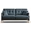 Sofa Modern Decor Comfy Love Seat Couches with USB Port and Pillow for Living Room, Bedroom, Apartment(Dark Blue)