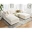 Cloud Couches for Living Room L Shaped Sectional Couch with Ottoman Deep Plush 4 Seats Sofa Modern Sofa for Apartment