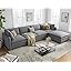 Cloud Couches for Living Room L Shaped Sectional Couch with Ottoman Deep Plush 4 Seats Sofa Modern Sofa for Apartment