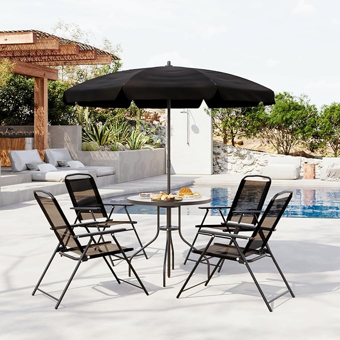 6 Pieces Patio Dining Set 