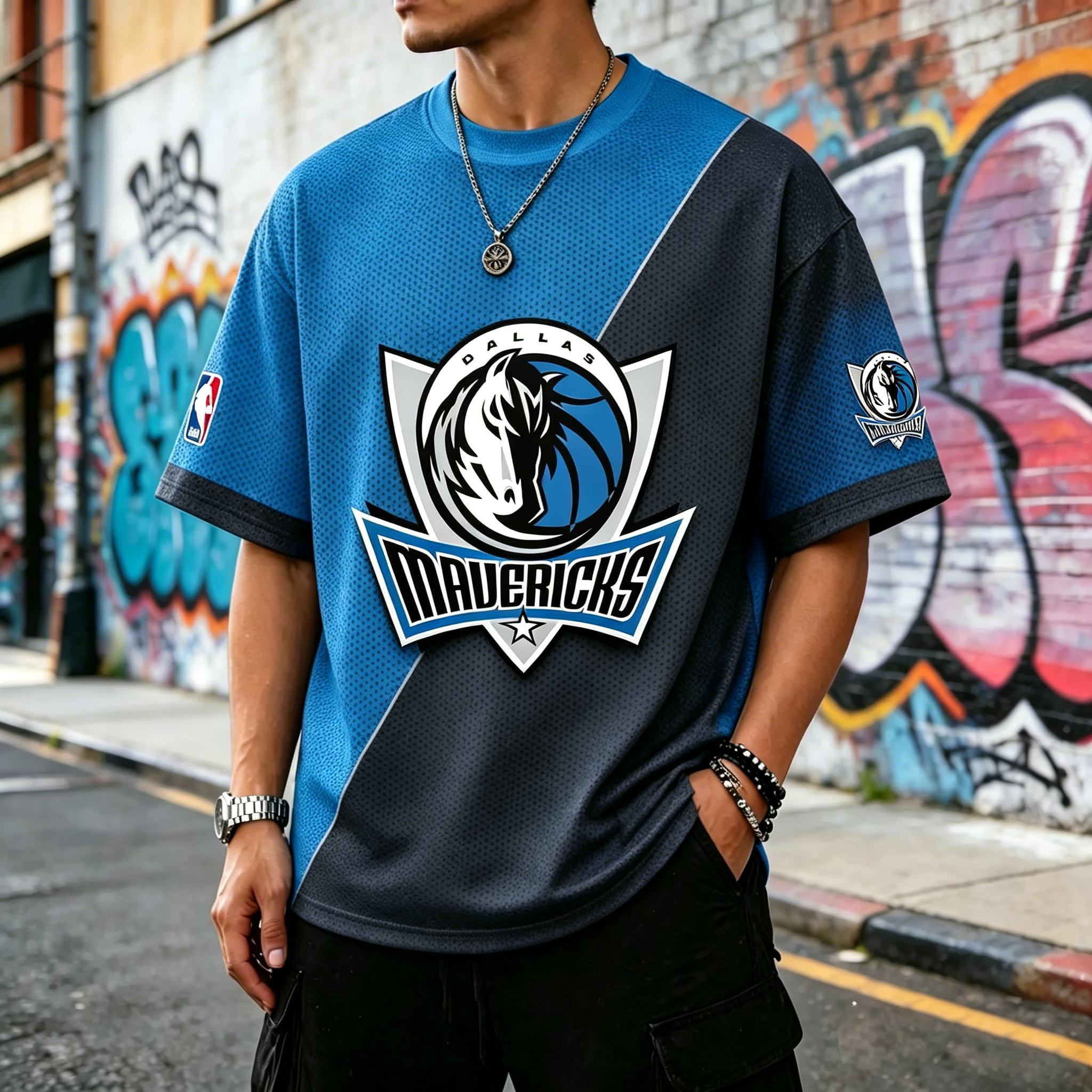 Dallas Mavericks basketball-themed Tee