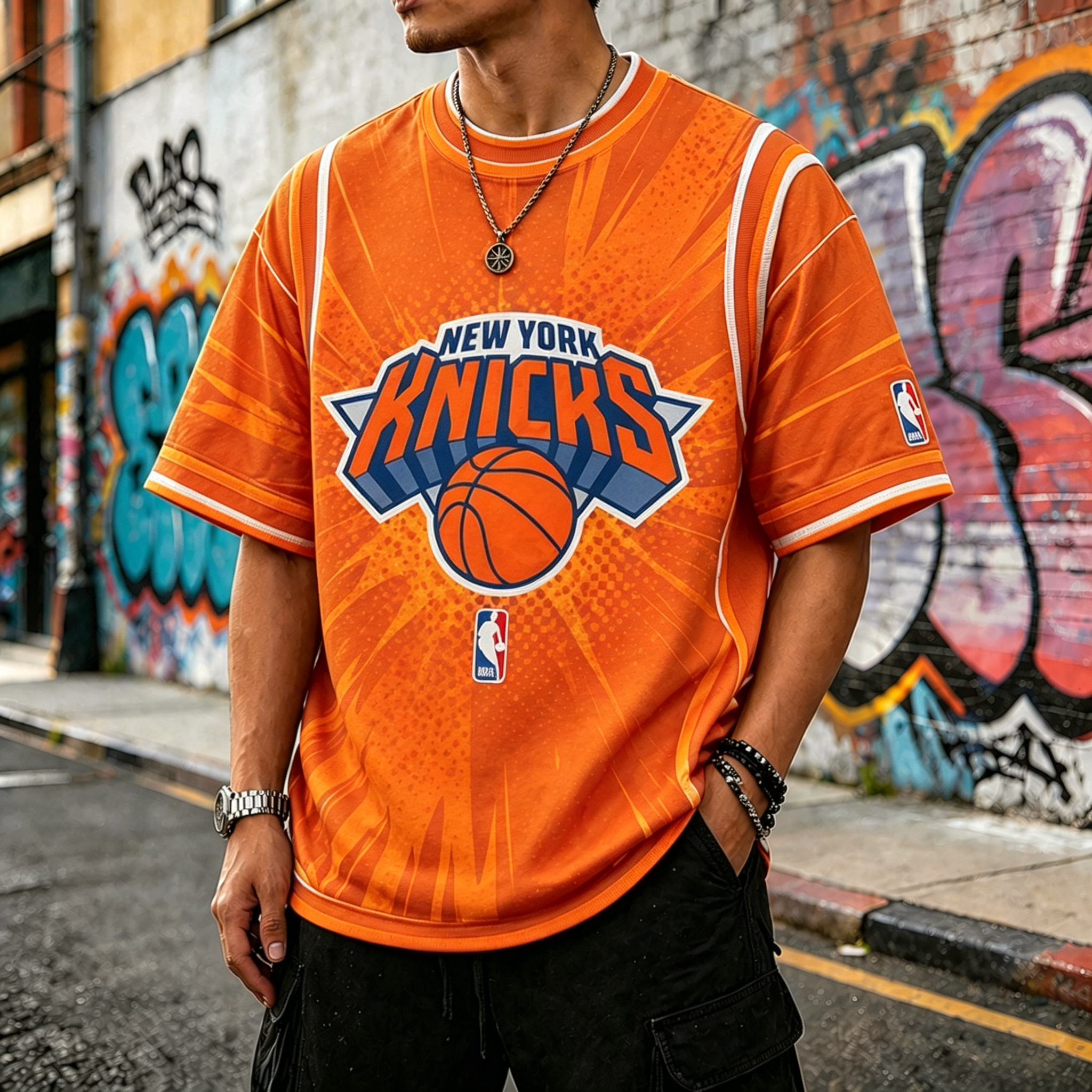New York Knicks-Themed Tee