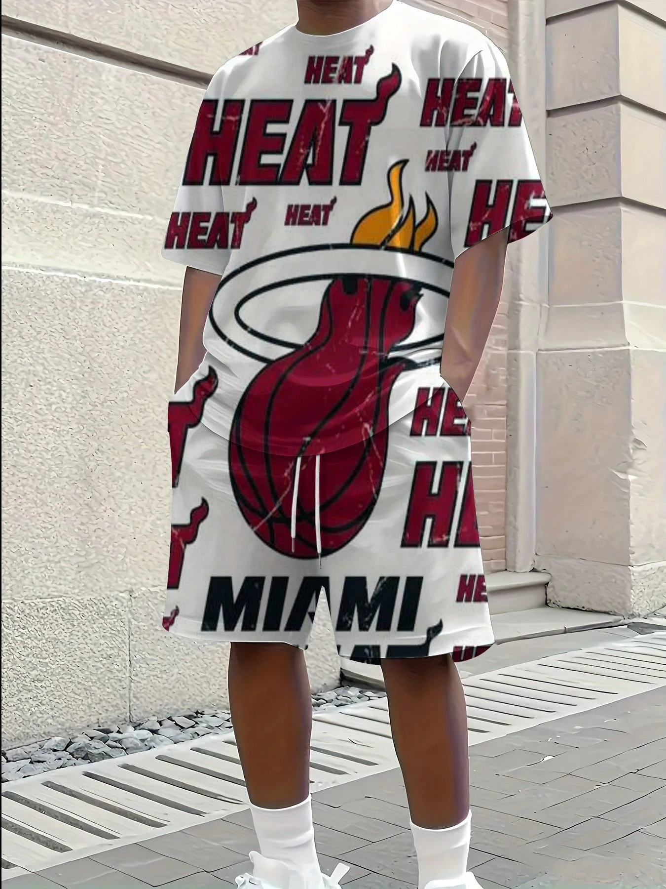 Miami Heat-T-Shirt And Shorts Set