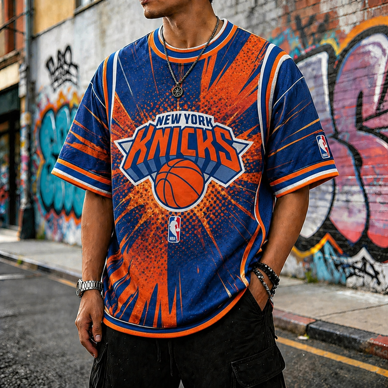 New York Knicks-Themed Tee