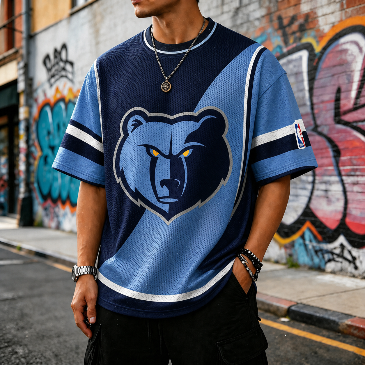 Memphis Grizzlies Themed Tee