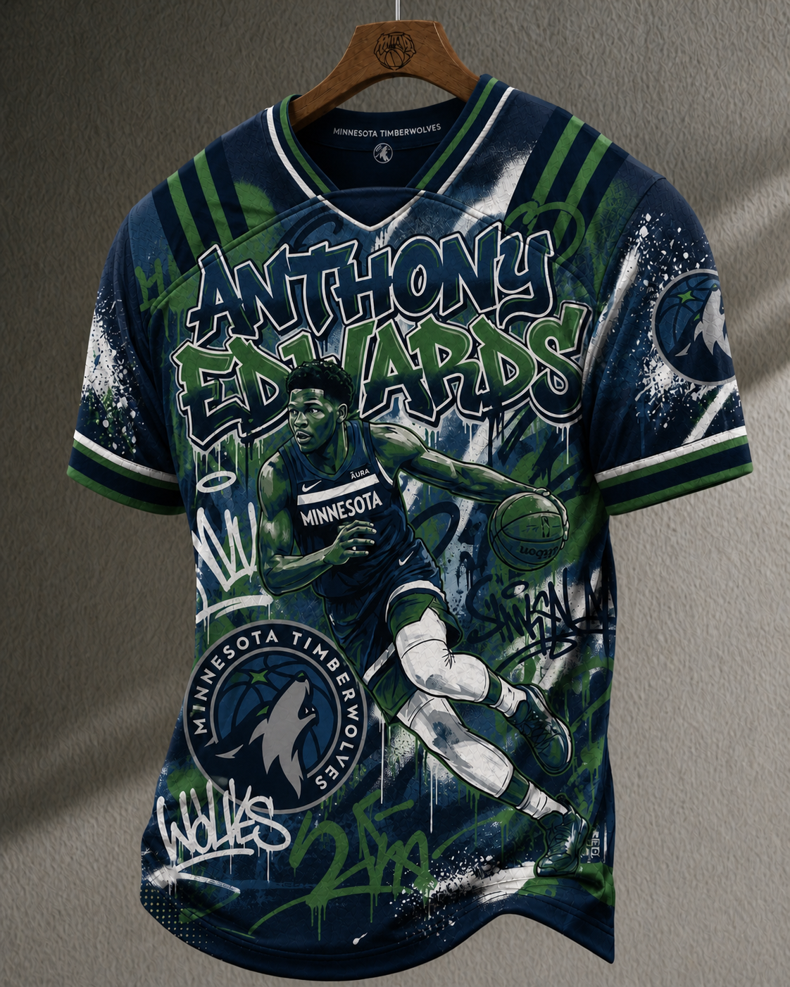 Minnesota Timberwolves Themed Tee