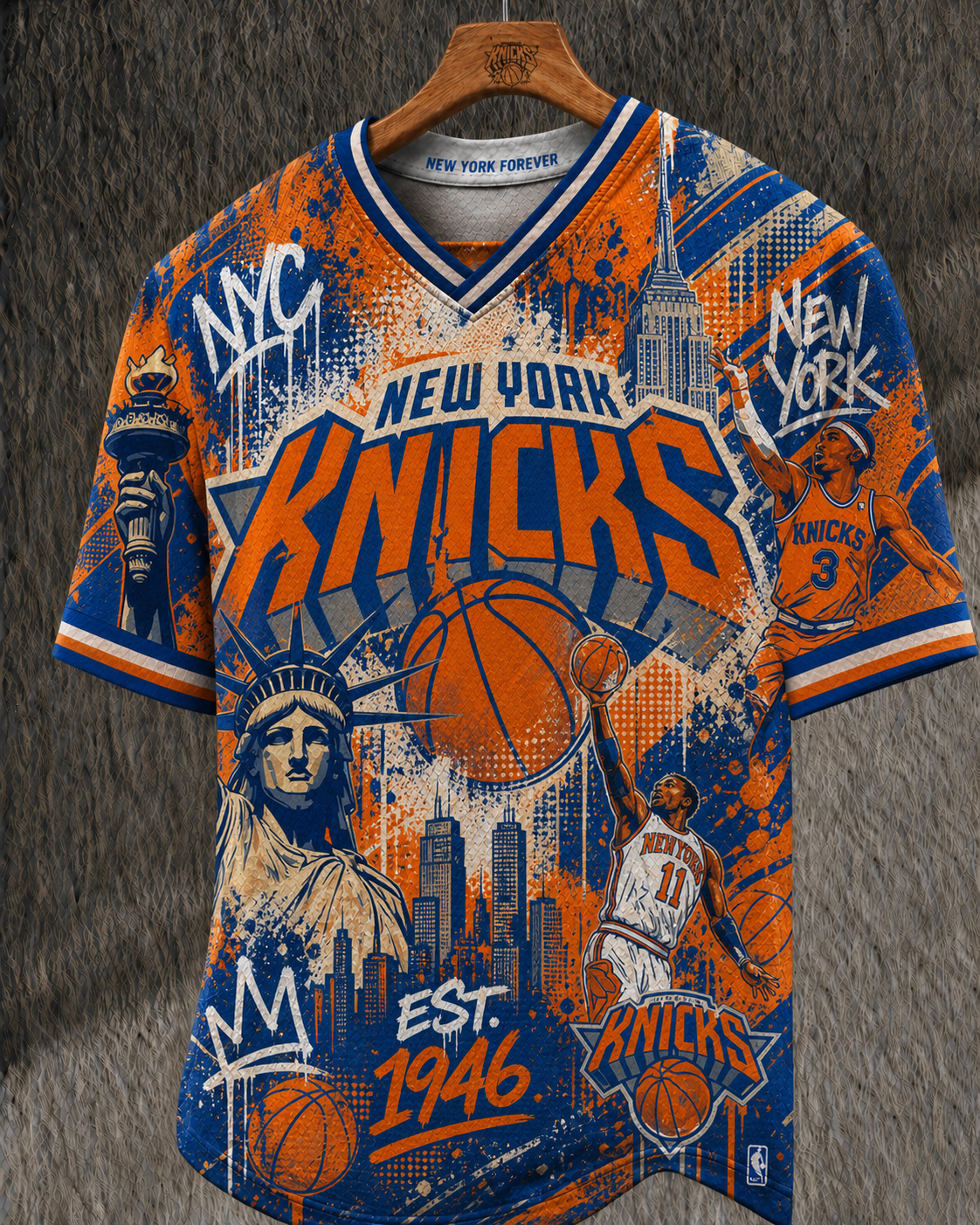 New York Knicks Themed Tee